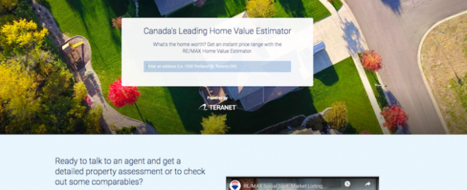 REMAX Home Value Estimator tool