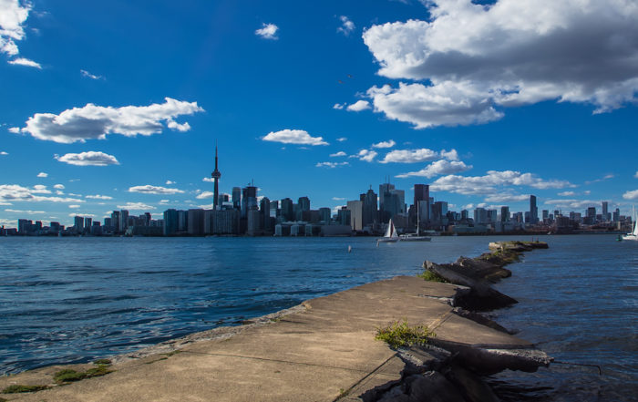 Toronto real estate skyline